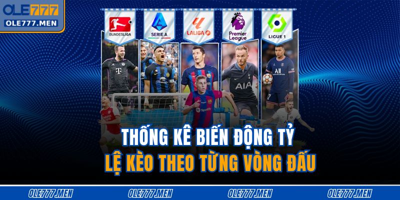 Thống kê biến động tỷ lệ kèo theo từng vòng đấu